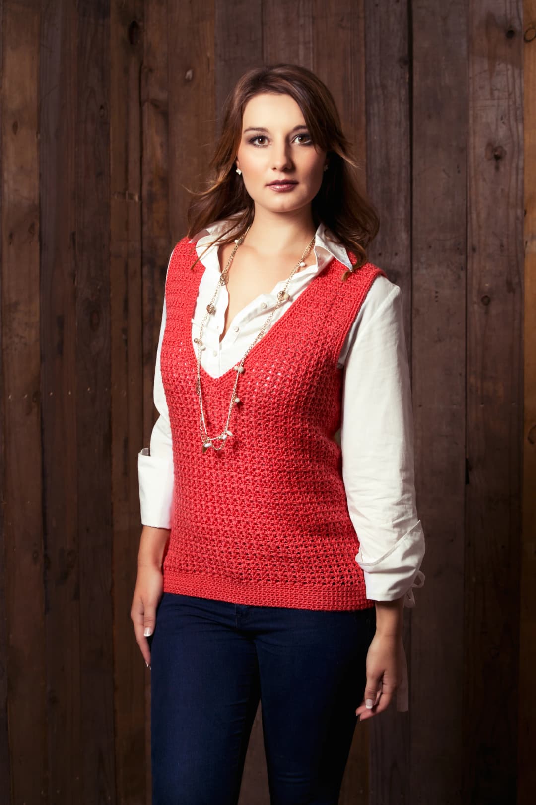 V-Neck Sleeveless Pullover