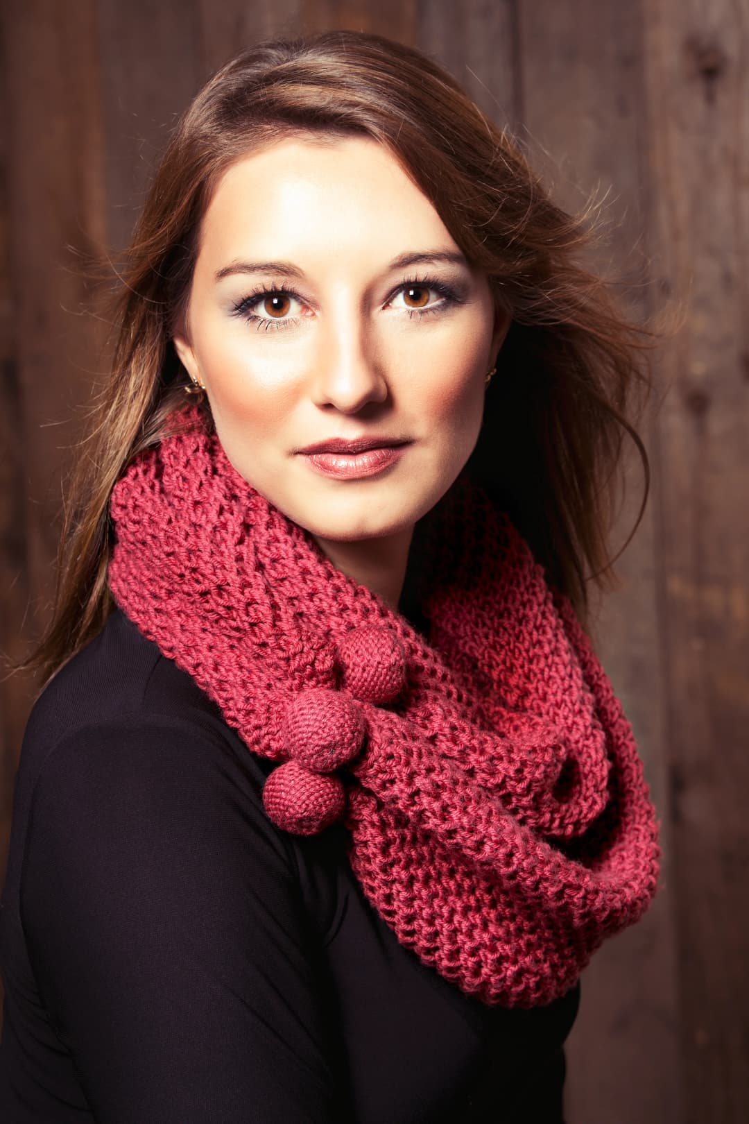 Harmony Bobble Button Cowl