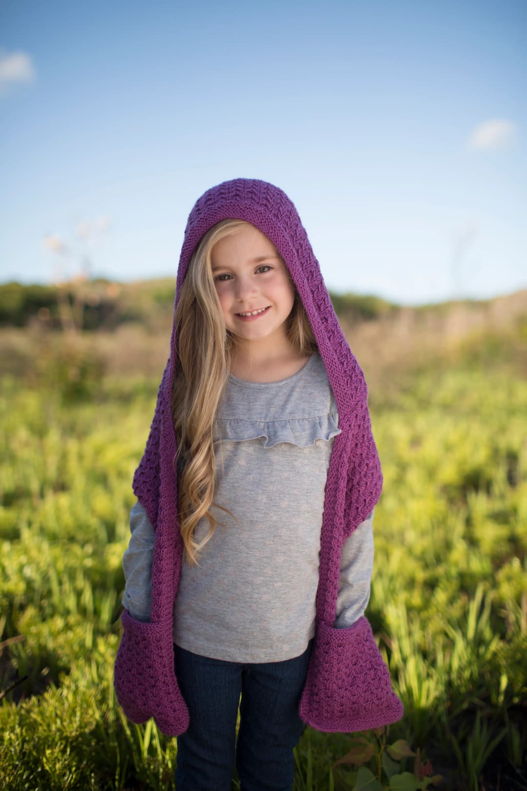 Kiddies Hooded Scarf