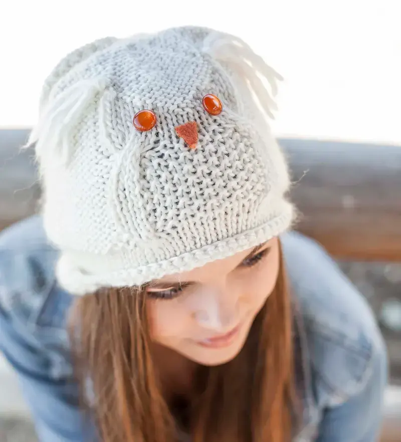 Owl beanie
