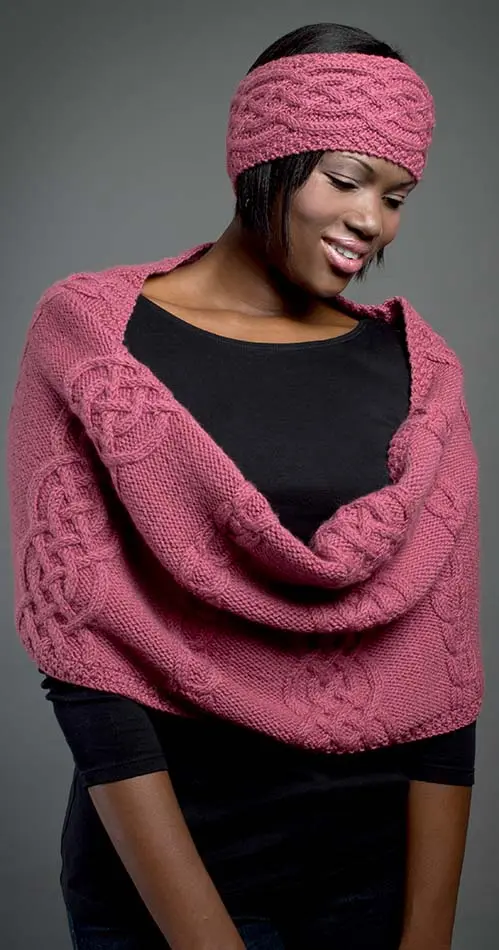 Cabled Cowl and Head Band